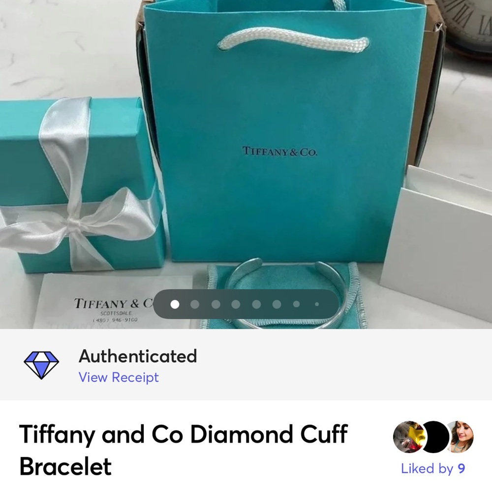 Tiffany and Co Diamond Cuff Bracelet - Picture 11 of 16